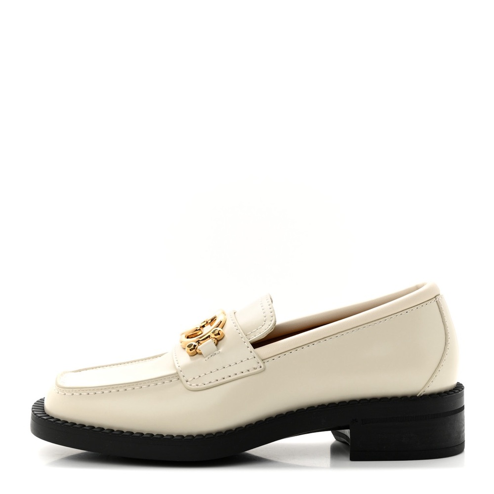 Gucci Loafers Spice Lux Interlocking G Loafers 38.5 Mystic White Womens